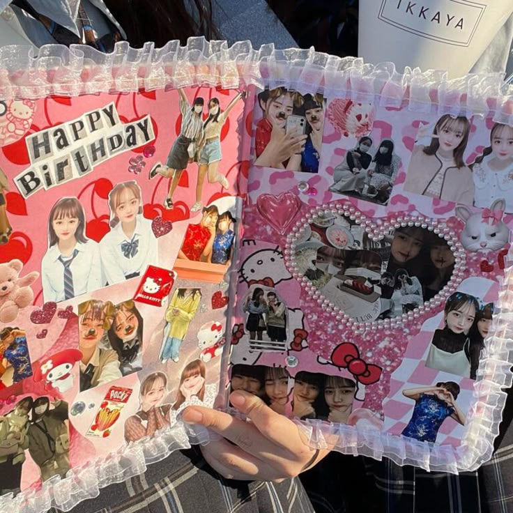 誕生日 手作りアルバムアルバムキッチン