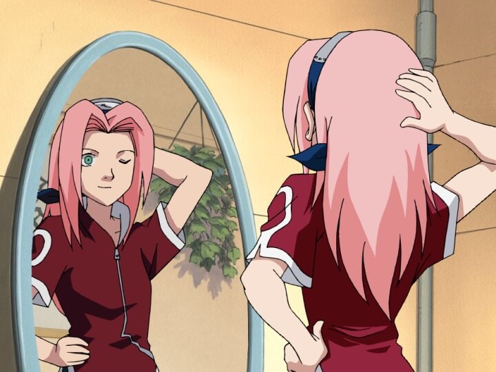 サスケくんと小さなサクラ🍅🌸 なんか血迷って描いちまいました😇✨描くとしたら兄妹的な関係値のちょっと感動もあるよ！なほのぼのギャグになりそうです🤣 ２枚目からラフ→下描き→線画です❣️サスサクsasusaku佐櫻