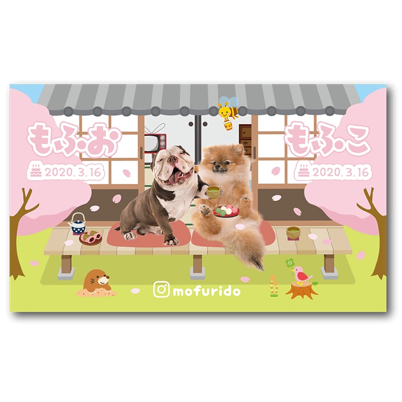 校正確認あり ペット名刺デザイン003 PETTO-003: 京 洛南 吉祥堂 - 通販 - Yahoo!ショッピング