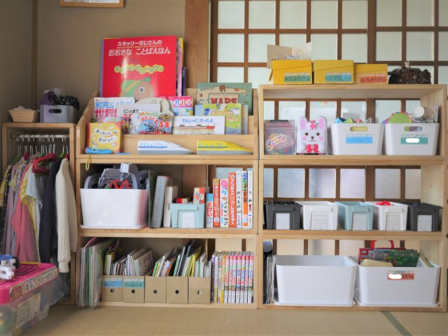 大人になっても使いたい シンプルキッズ収納家具 本棚