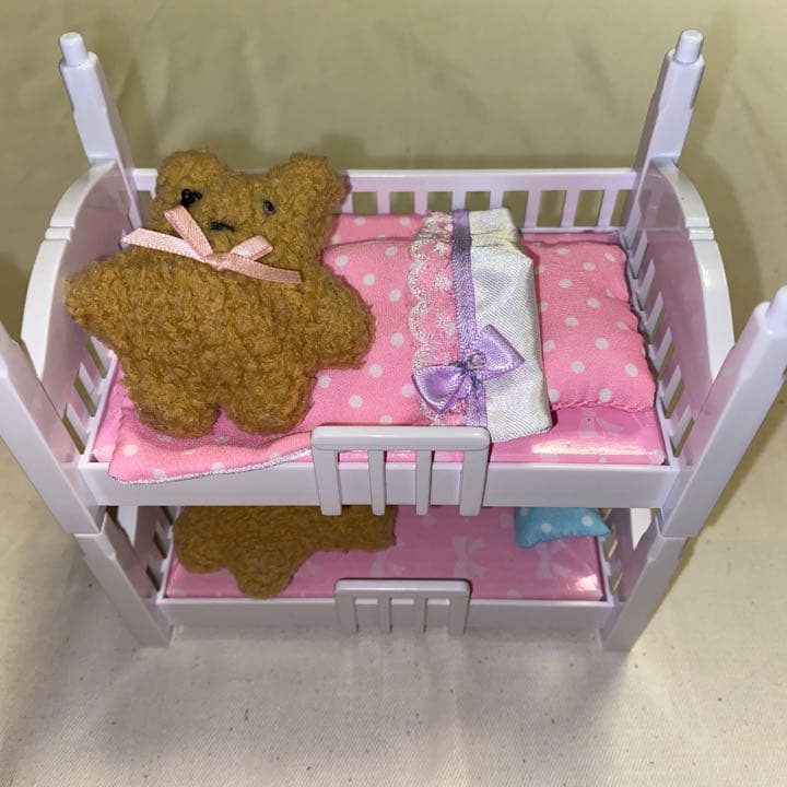 リカちゃんミキちゃんマキちゃん2段ベッド