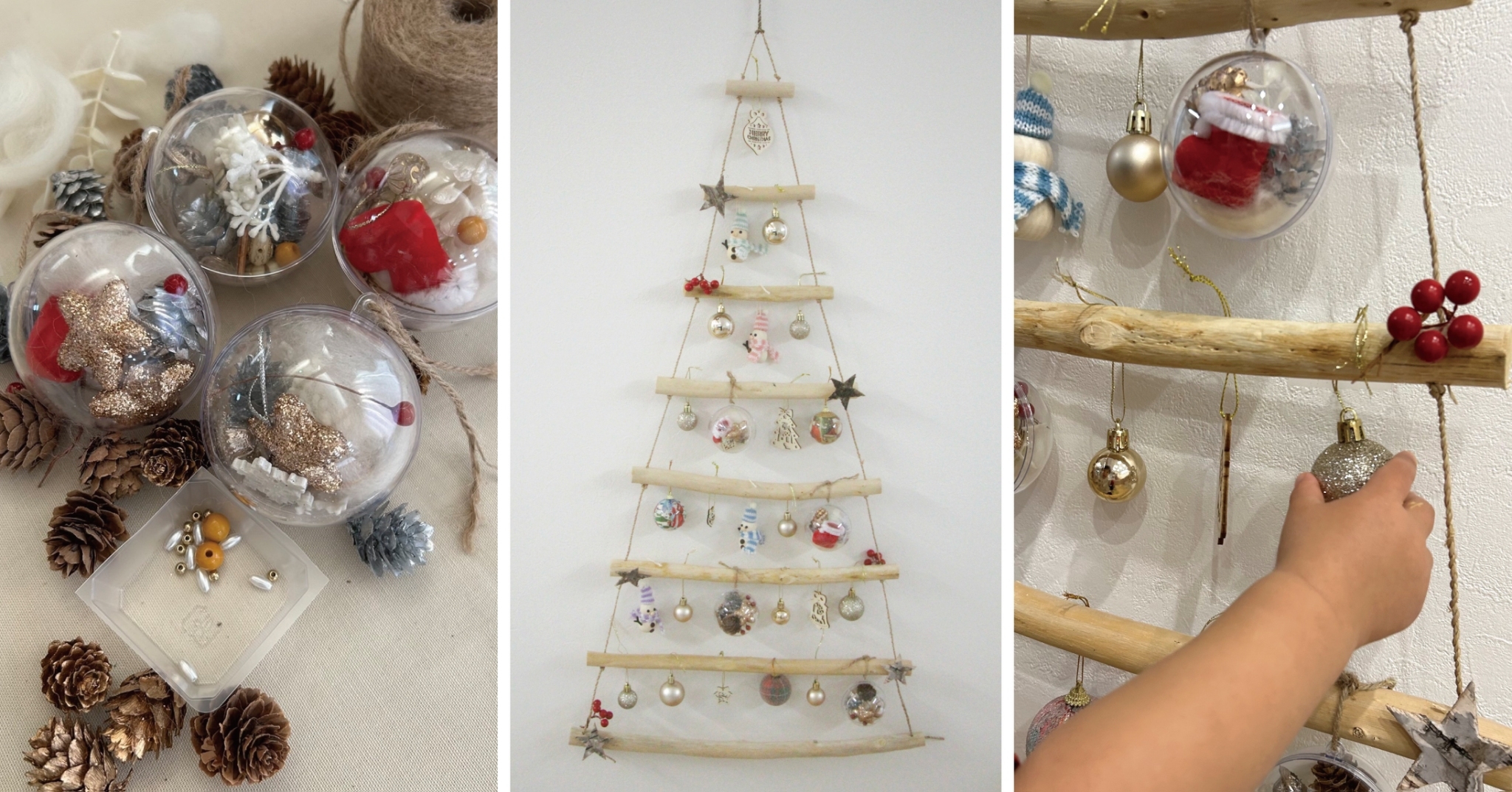 ドングリで工作♪ 子どもとつくるクリスマスオーナメント : 窪田千紘フォトスタイリングWebマガジン「Klastyling」暮らす＋スタイリング