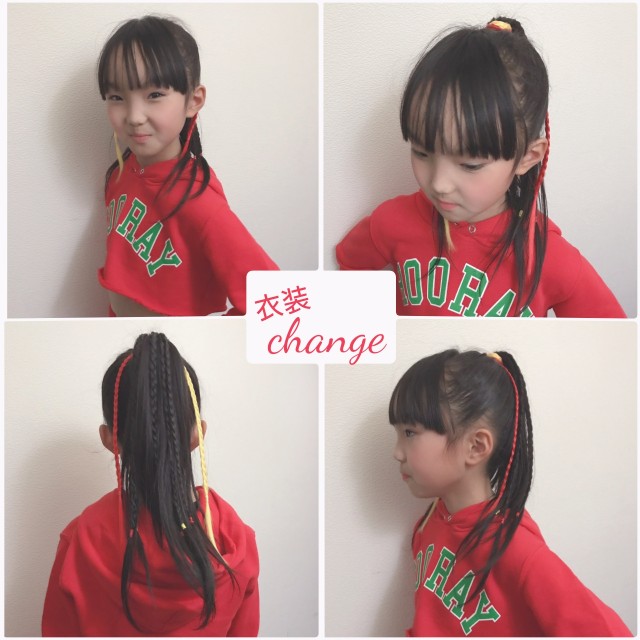 ダンスヘア キッズダンス ポニーテール バンダナアレンジふじみ野のREPLAY HAIR DESIGNのブログ