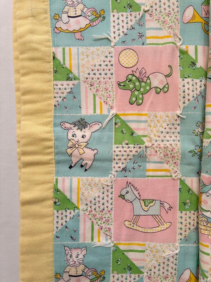キルティング生地ベビー、ノベルティ動物生地、ベビーキルト用のかわいい動物学生地 - Etsy 日本