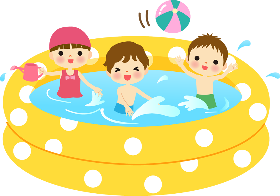 水遊びする赤ちゃん 複数 イラスト - No: 22929500無料イラスト・フリー素材なら「イラストAC」