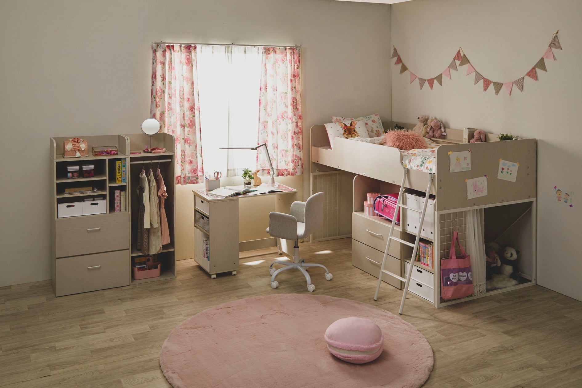 ▽ 初公開！子供部屋♪ ニトリで収納♪ナチュラルライフ in トヨタホーム