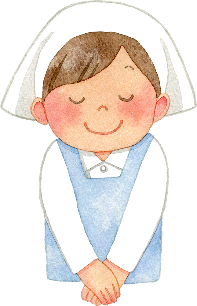 保育士 エプロン 素材イラスト・フリー素材なら「シンテリ」