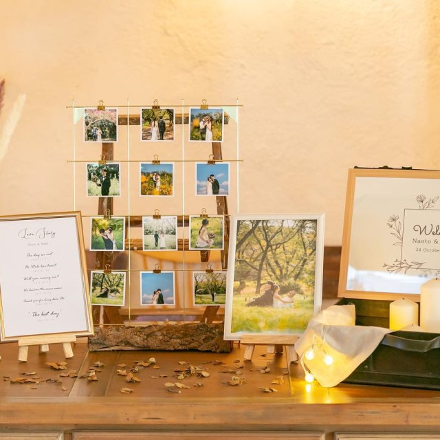 ウェルカムボード A4～A1ポスタ― パネル キャンバス アクリル板 木 タペストリー 結婚式 名入れ ウェディングWedding*momo-noha