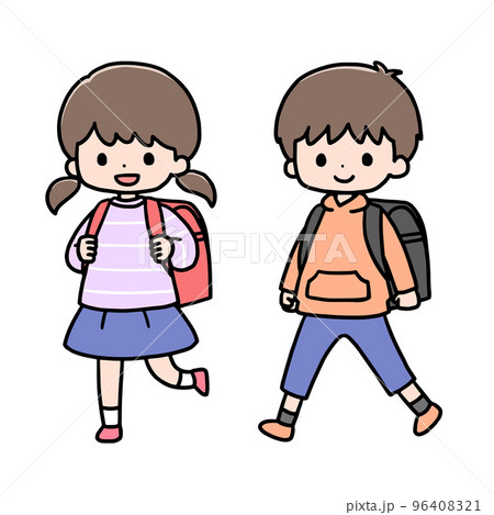 小学生 女の子のイラスト素材 - PIXTA