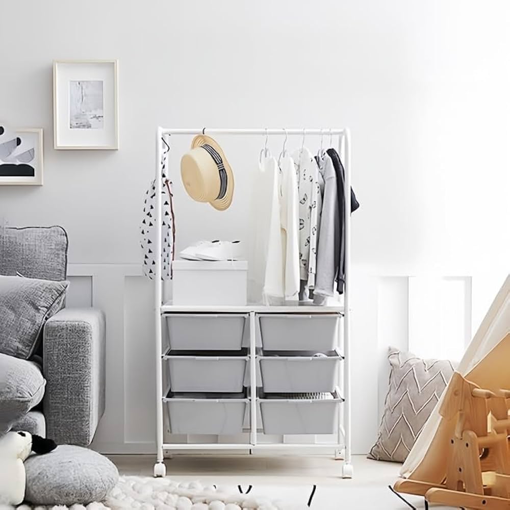 Amazon.co.jp: 子供服 ランドセルラック キッズ 収納 5段 ベビー服 ベビー 赤ちゃん オムツ おもちゃ収納 ラック 引き出しキャスター キッズ おしゃれ おもちゃ ワードローブ 子供 ラック ケース リビング : ホーム＆キッチン