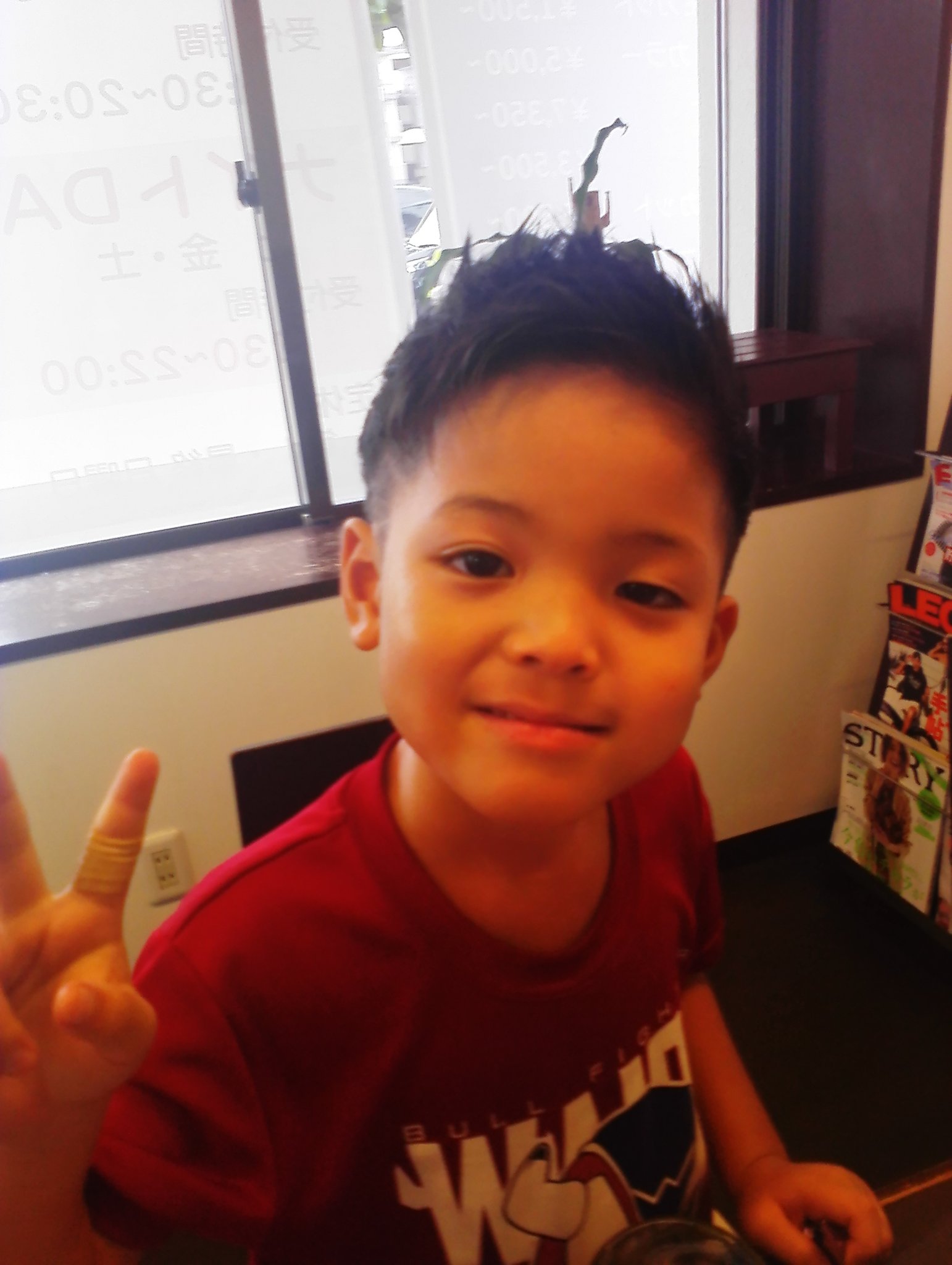 キッズカット 男の子 沖縄TikTok