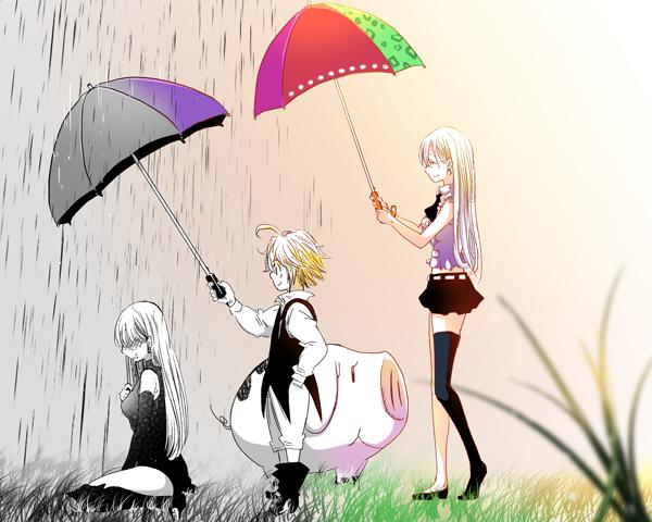 グッズ-バッチ 『七つの大罪 怨嗟のエジンバラ』 レザーバッジ スクエアCディアンヌアニメイト