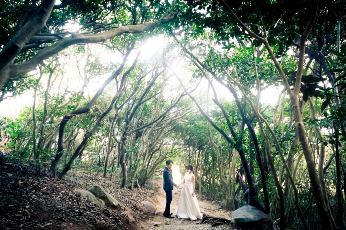 森の中のフォトウェディング』 撮影日：2018年5月5日 緑地・スタジオ スタジオJUICYSHUTTER！ ジューシーシャッター! の撮影レポート Photorait