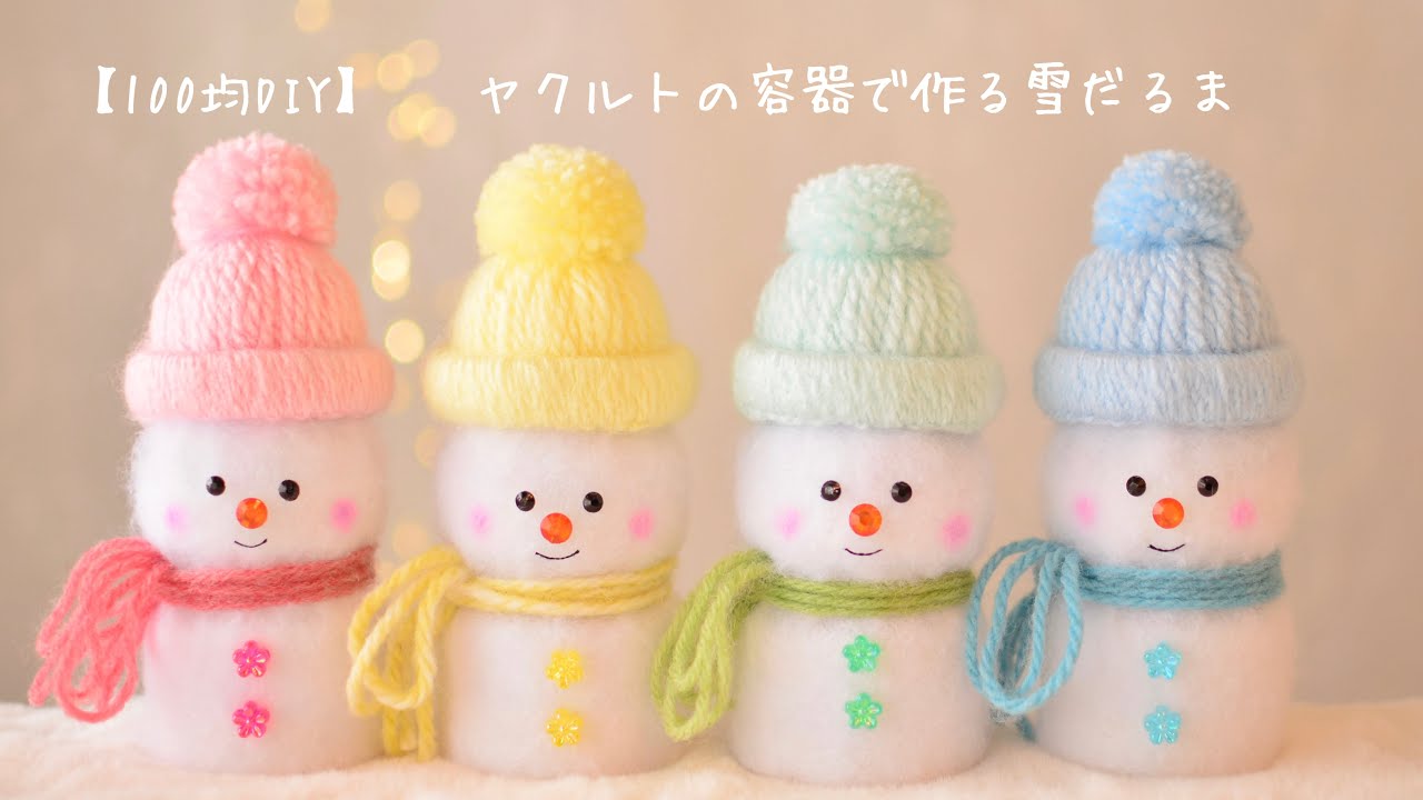 動画付き 冬の製作！紙皿で作るかんたん雪だるまチルコレ