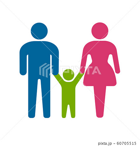 家庭安全保険または親子関係のコンセプトのための家族の愛の家のアイコンイラスト素材透過、PNGフリー画像ダウンロード - Pngtree