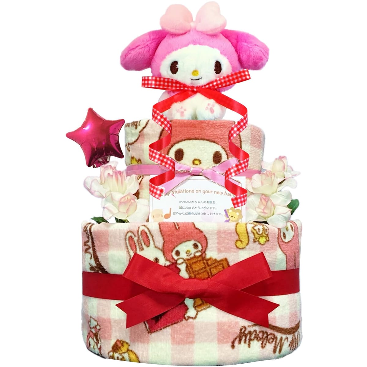 ガールズベビーシャワー 12個7日後〜カップケーキ