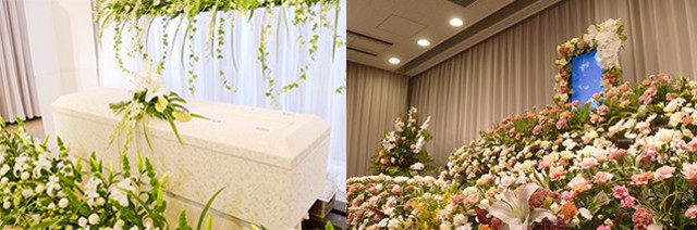 生花祭壇のデザイン例を画像で紹介。費用やサイズ、祭壇選びのポイントも解説します栃木・茨城の葬儀・家族葬なら さがみ典礼