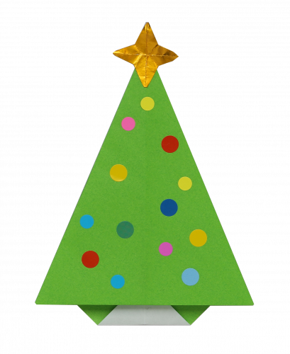 簡単手作り モールと画用紙で作る、キラキラクリスマスツリーの作り方ほいくびより