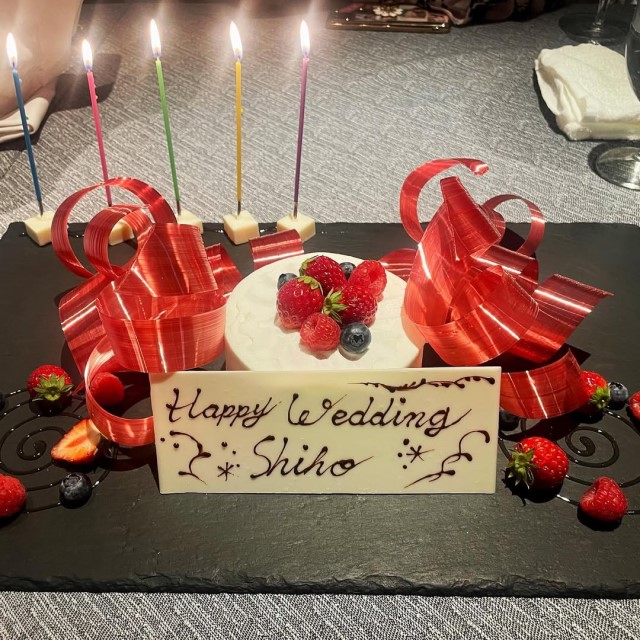 お祝いプレート 結婚式