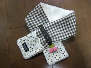 キッズポンポンマフラーMO-104-15AWの手作りレシピ・無料型紙手芸用品のパンドラハウス