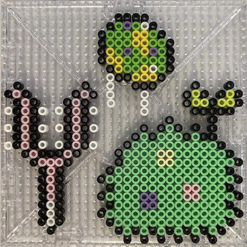 まじかるちいかわ②アイロンビーズ簡単かわいい作り方migiteni-lemon.com