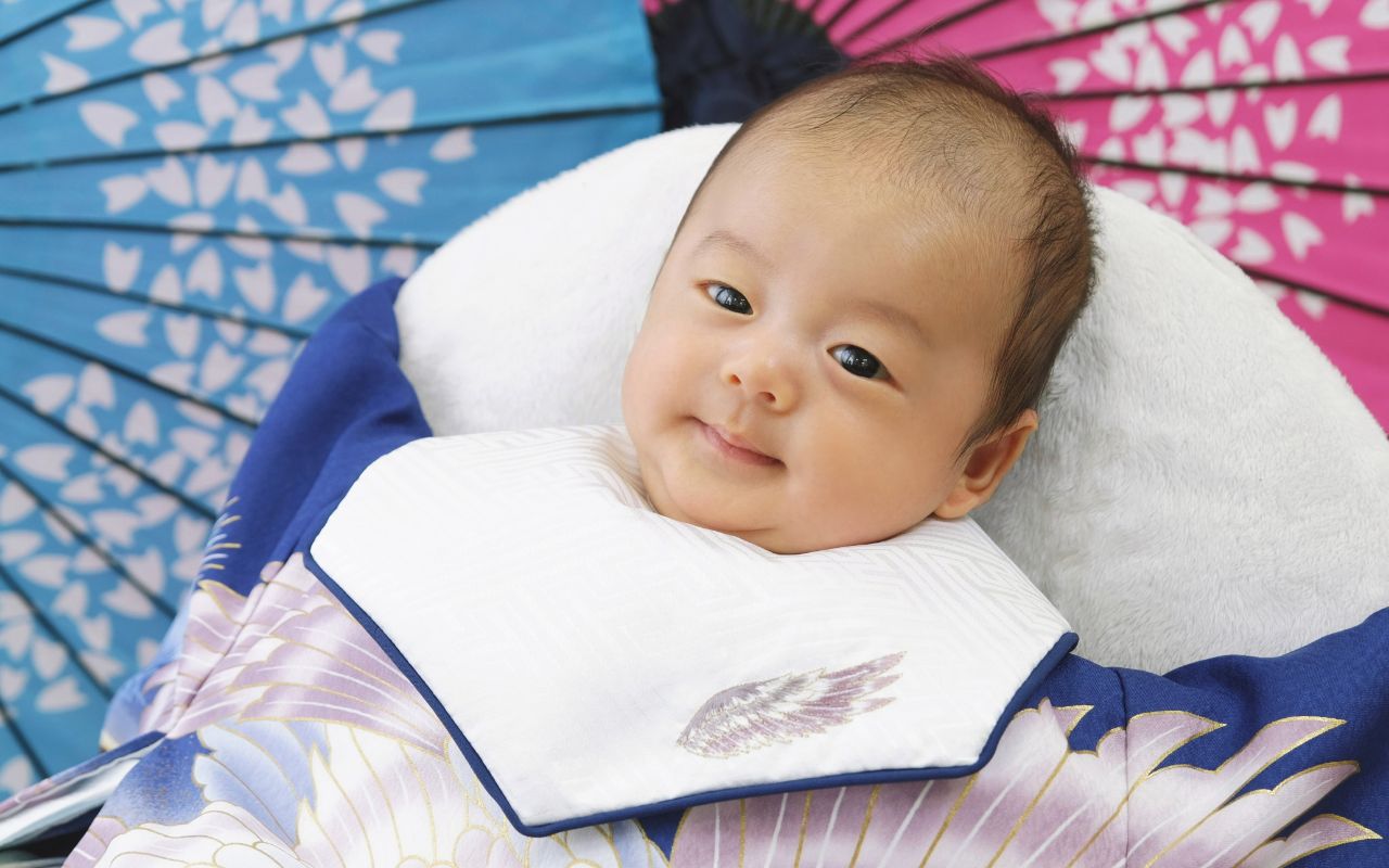 お宮参り⛩ 息子が可愛すぎてヤバい 親バカです😂💘お宮参り大安の日生後1ヶ月半愛息子