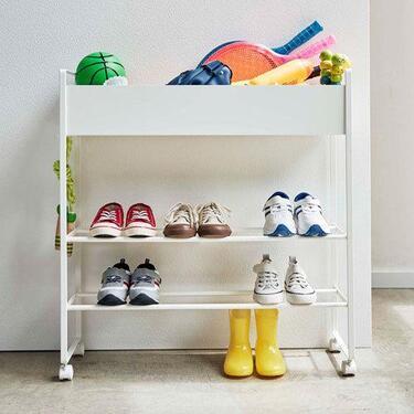 狭い玄関でもOK！外遊び用のおもちゃ＆道具の収納に便利なアイテム8選4yuuu