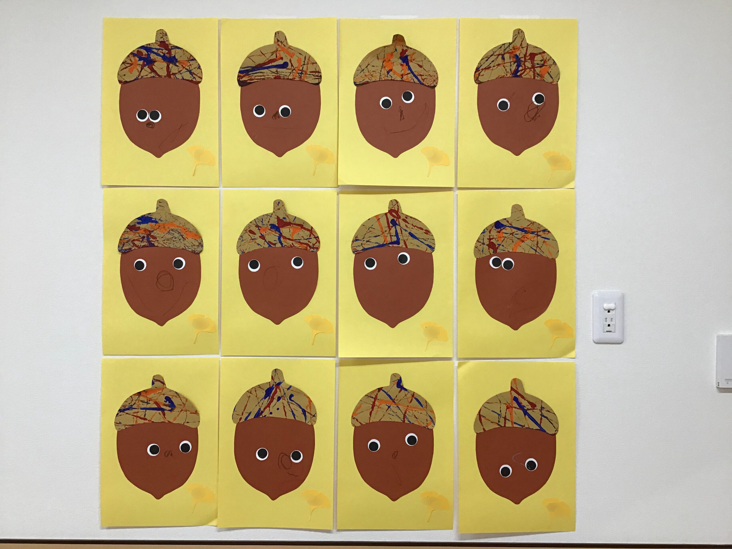 御池台こども園からのお知らせ » Blog Archive » つくしぐみ～11月壁面製作～