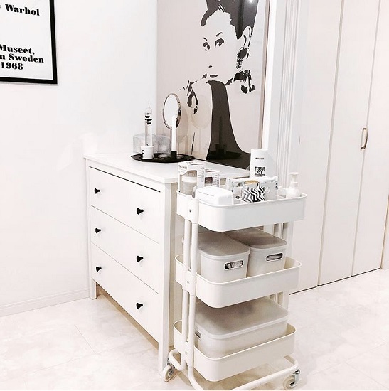 セリア ベビーワゴンの商品を使ったおしゃれなインテリア実例RoomClip ルームクリップ