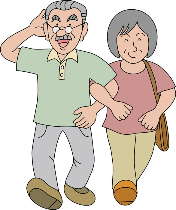 腕を組んで歩くイラスト無料イラスト・フリー素材なら「イラストAC」