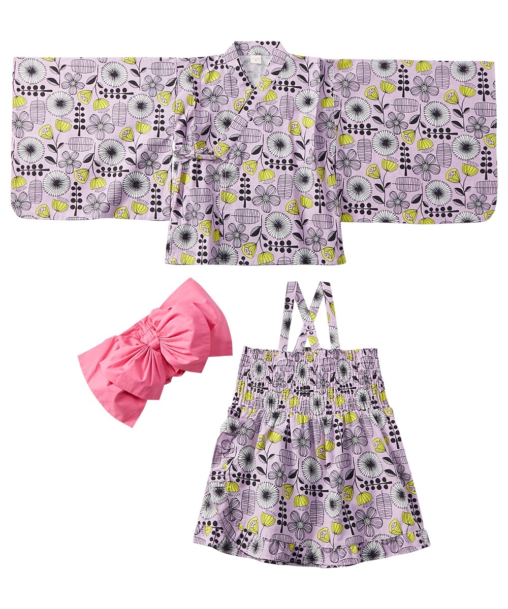 楽天市場 浴衣3点セット セパレート ワンピース 簡単 子供服 キッズ ジュニア 女の子 花火大会 お祭り 100cm 110cm 120cm130cm 140cm 150cm : 韓国 子供服のBee