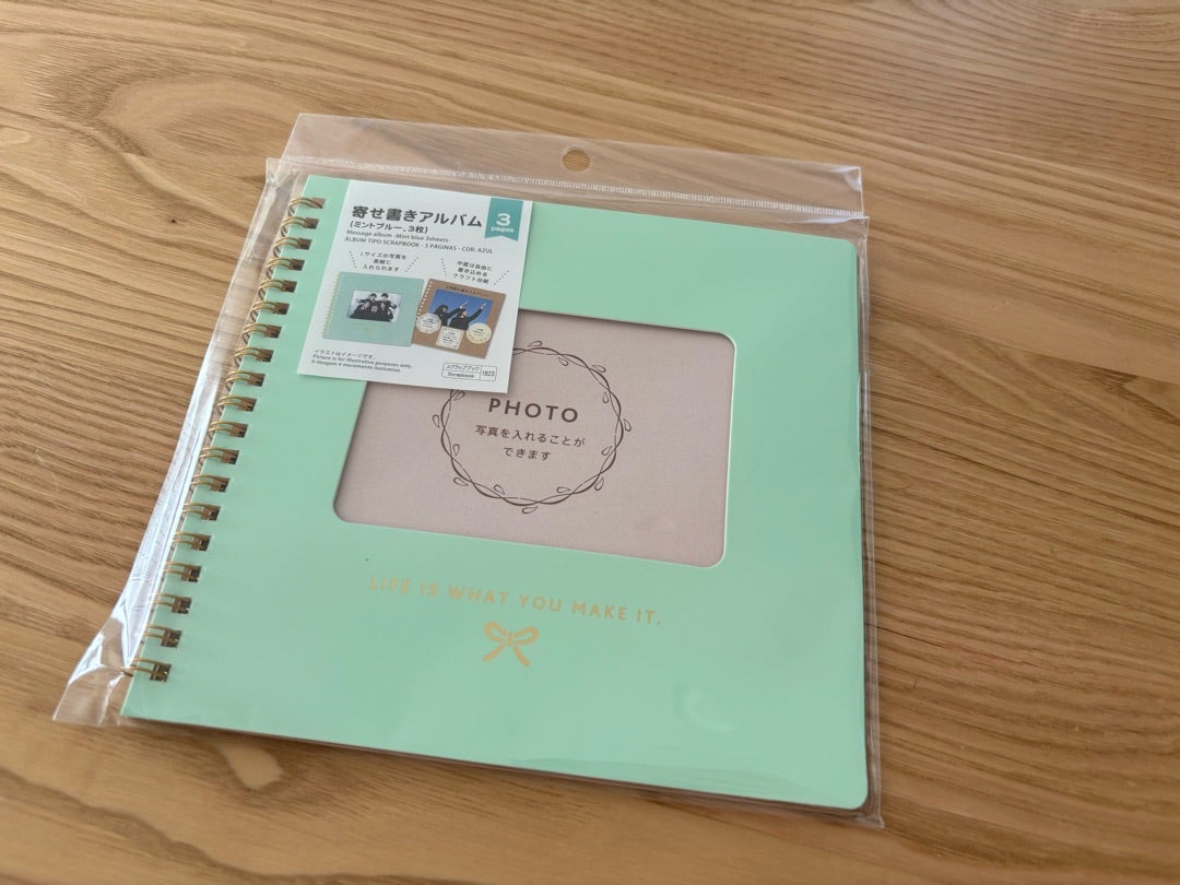 100均DAISO花束の色紙で父の日、母の日カードLEE