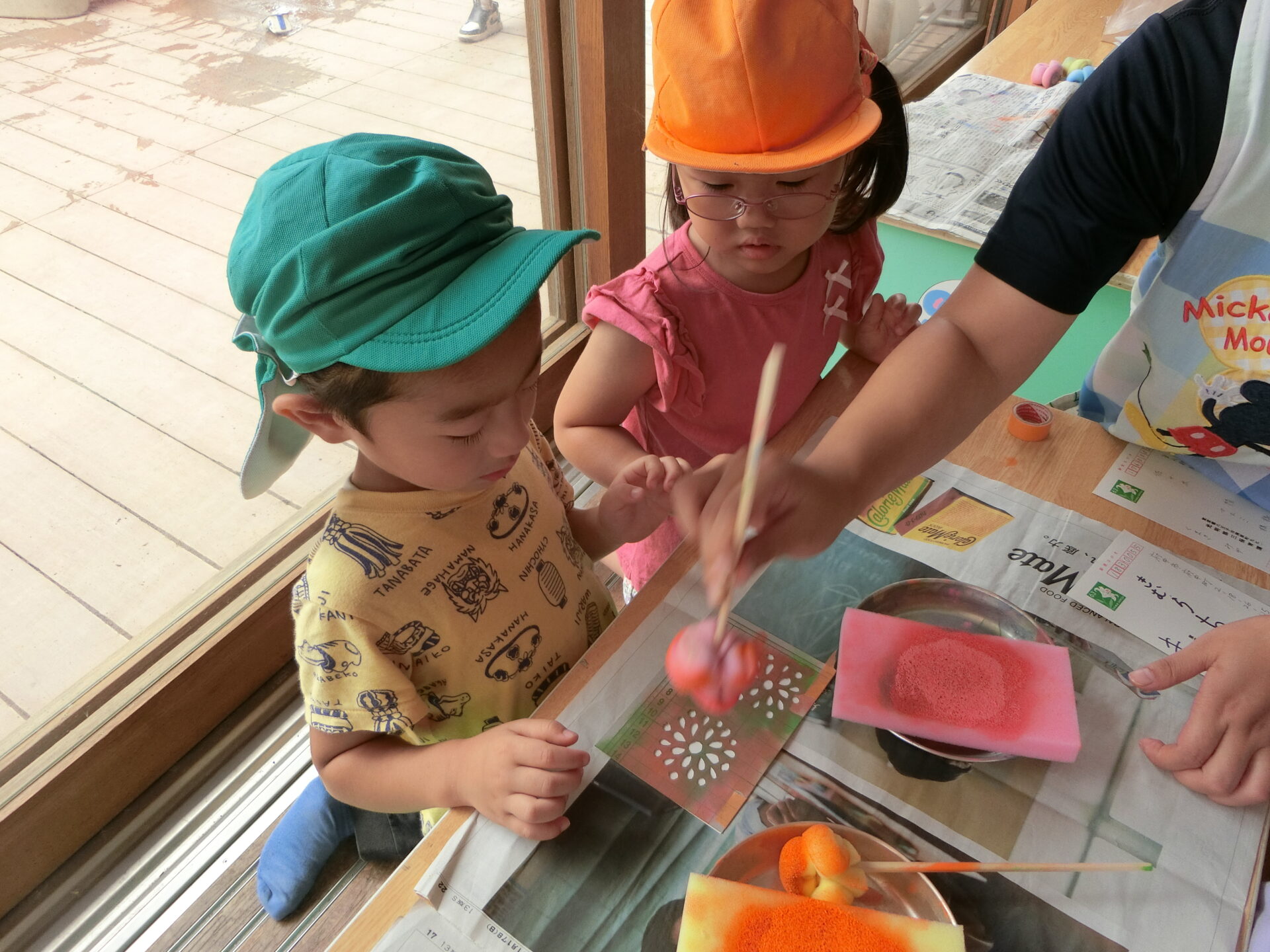 1年生 暑中見舞いを書いたよ。│恩納村立安富祖小学校