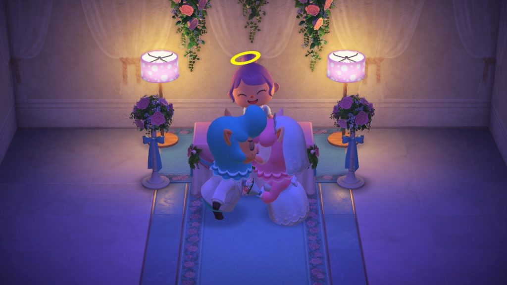 あつまれ どうぶつの森」，ジューンブライドイベントが本日開始。リサとカイゾーの結婚記念の写真撮影を手伝おう