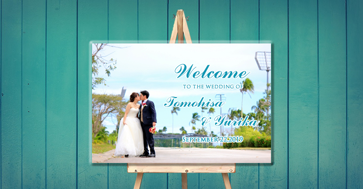 ウェルカムボード 厚み7mm パネル ボード 印刷 プリント 結婚式