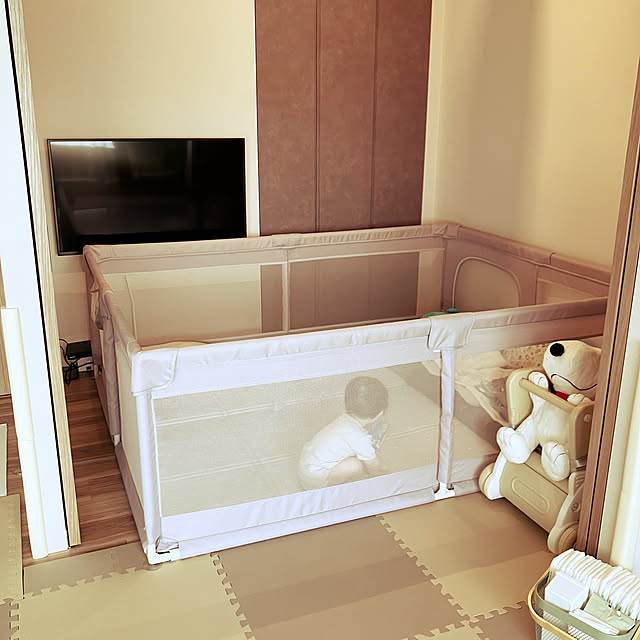 ベビーサークルを設置赤ちゃんと犬が暮らす生活におすすめマニムビメモリ