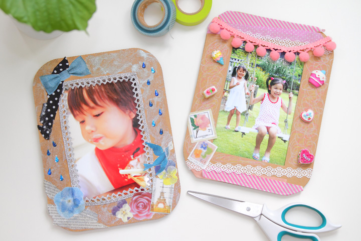 手作り写真立てアイデア〜思い出作りやプレゼントにもってこいの製作遊び〜保育と遊びのプラットフォーム ほいくる