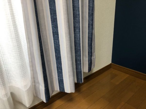 Works ツートンカラーの子供部屋カーテン ☆男の子☆をアップしました。ハタマド東京・神奈川県のオーダーカーテン・ブラインド