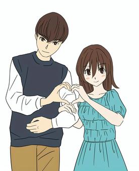 カップルのいちゃいちゃピロータイムイラストのフリー素材イラスト無料イラスト・フリー素材ならNovaStock