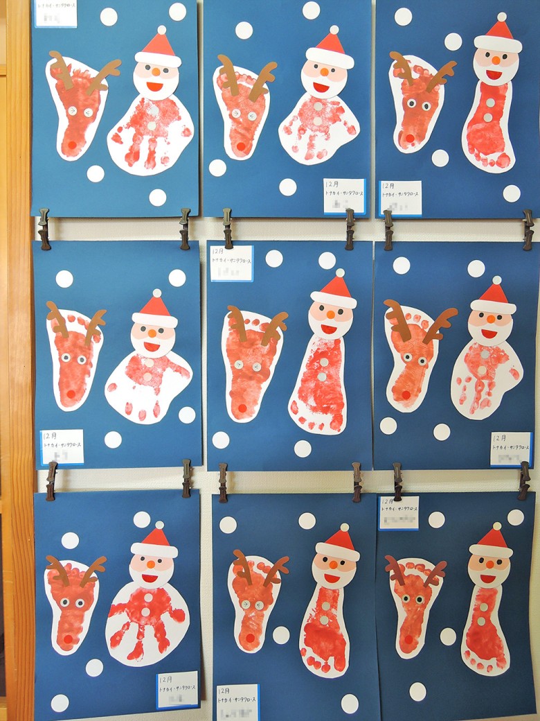 作って楽しい！クリスマス製作福岡市南区のえんぜる認定こども園です。福岡市南区に小規模保育園を運営しています