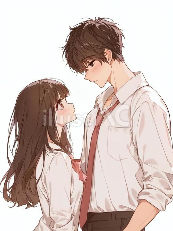 可愛い カップル イラスト