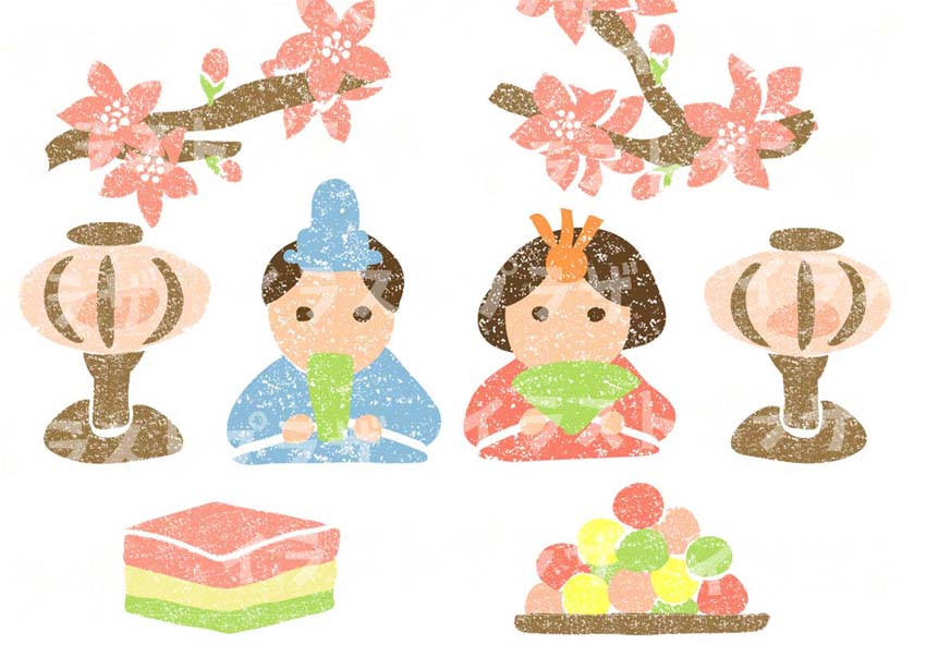 ひなまつりのイラスト素材FYI03827557ストックフォトの Qlean Market キュリンマーケット