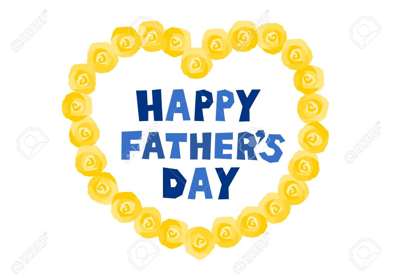 父の日のメッセージカードイラストレイン🚂 - イラスト無料素材