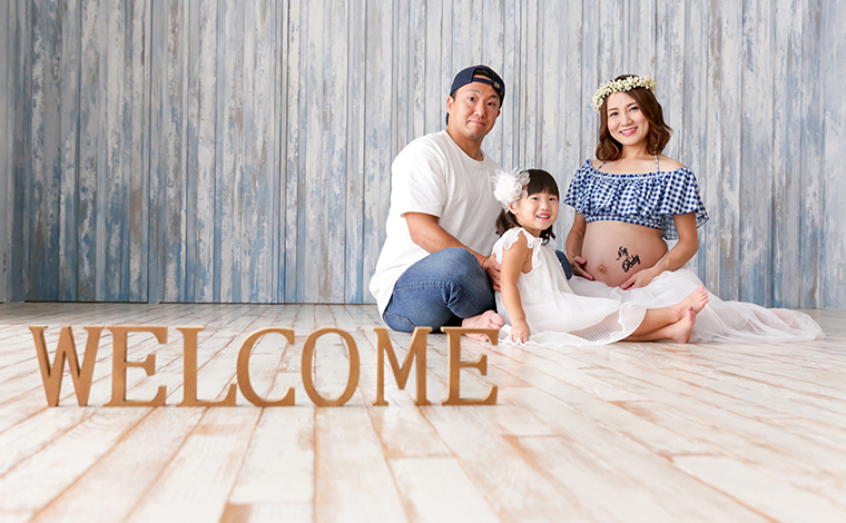 マタニティフォト＞オリジナルマタニティTシャツ！＜ワンちゃん＞フォトスタジオKOWA