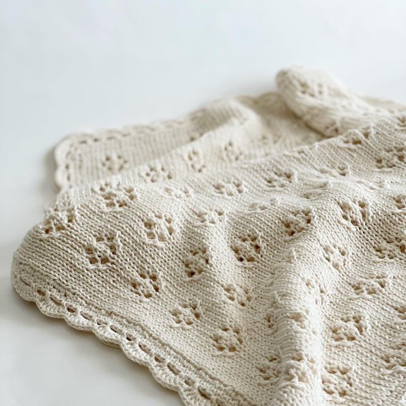 編み物キット ベビー用！ オーガニックコットン１００％のポームベビーカラーで編むボーダーのねこ耳帽子 春夏毛糸 棒針編み ハマナカ - メルカリ