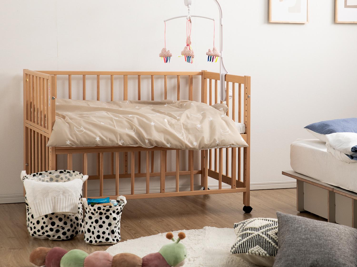 イブル 赤ちゃんと安心して添い寝できる ベビー用 ベッドインベッド 持ち運びできるクッションベッド ミニベッド –RASIK ラシク 家具・インテリア専門店