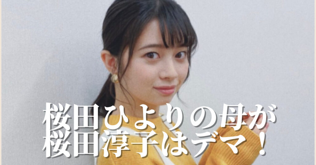 最新 桜田ひよりはハーフ・クォーター？兄弟や父親・母親などの家族構成についても徹底調査！ - そらたけblog