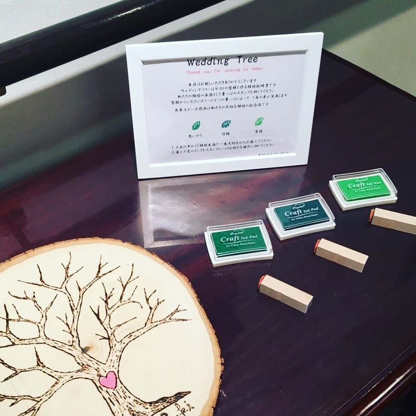 ウエディングツリー 説明文 セット① - POJPON13'S GALLERYminne byGMOペパボ国内最大級のハンドメイド・手作り通販サイト