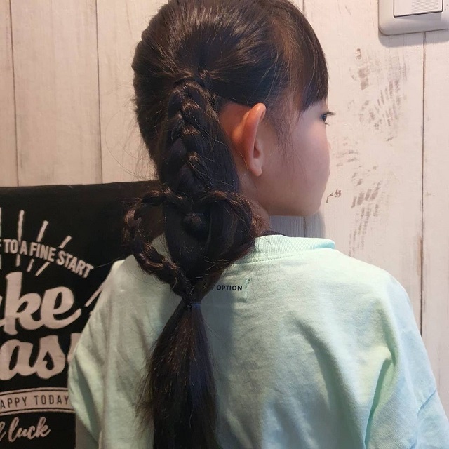 ヘアアレンジ 実は簡単！ハートツインの結び方&あんふぁん