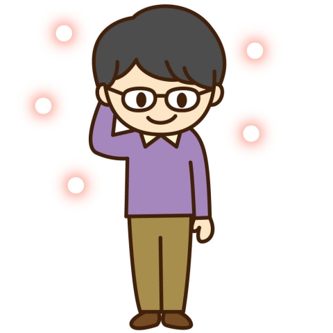 父の日 笑顔のお父さんのワンポイントイラスト無料イラスト素材素材ラボ